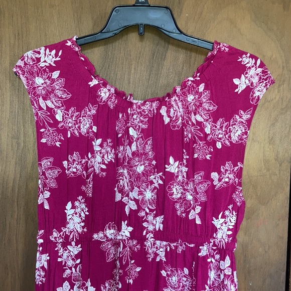 Relisted Torrid floral bohemian dress slits at bottom & keyhole at neckline - Picture 13 of 17